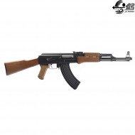 Electric Airsoft Gun Ak47 Wood & Black Jing Gong (0506w)