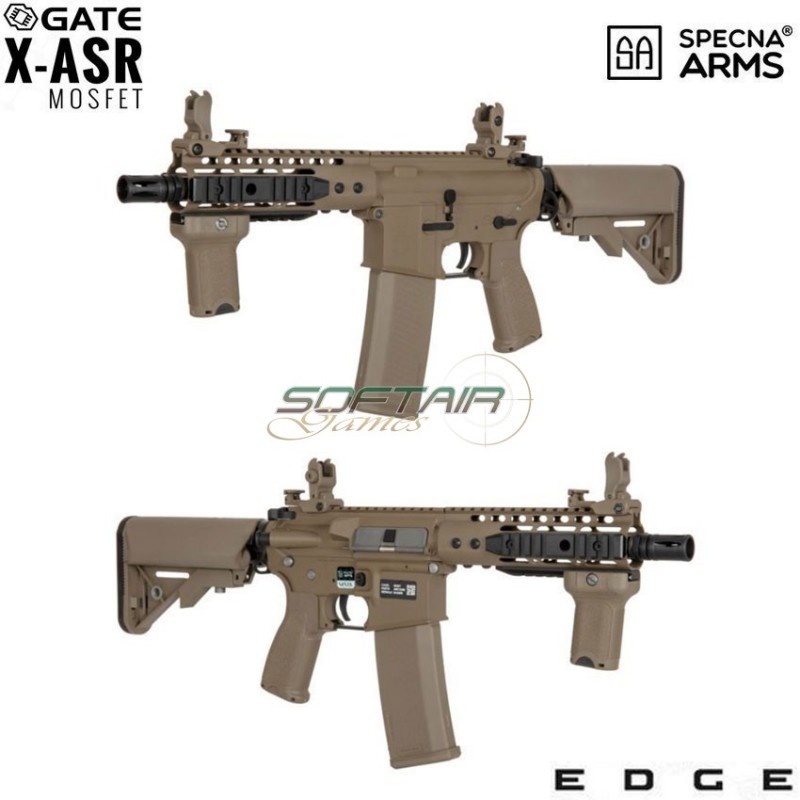 Electric Rifle Sa-e12 Edge™ M4 Short Keymod Carbine Replica Dark earth Specna Arms® (spe-01-024566)