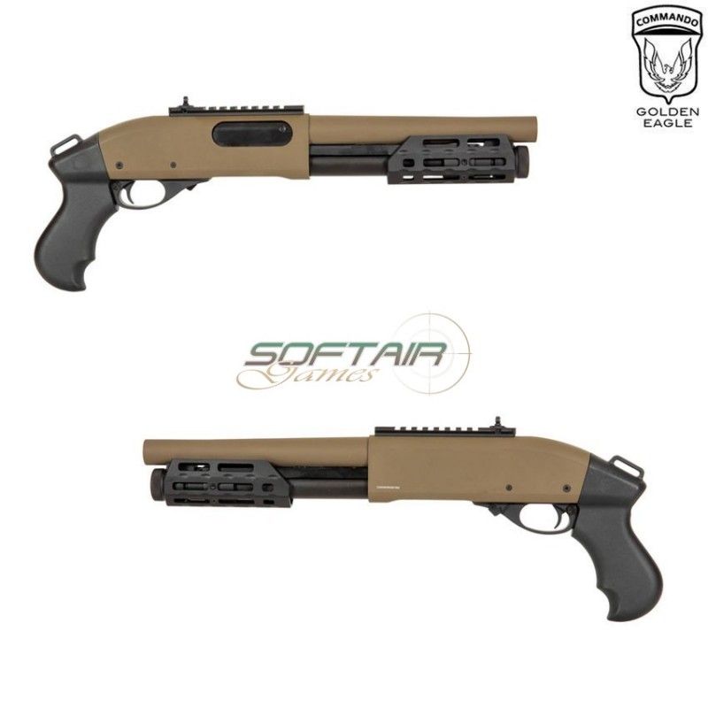 Fucile pompa a gas m870 full metal & real wood golden eagle - Softair Games  - ASG Softair San Marino