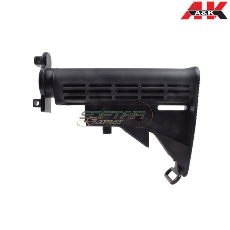 Calcio retrattile con tubo e attacco per mp5 a&k (aek-stock-m5)