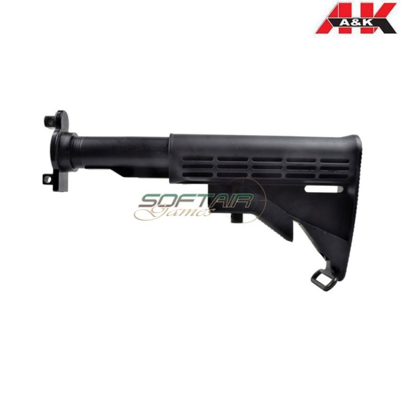 Retractable stock with tube and mount for mp5 a&k (aek-stock-m5)