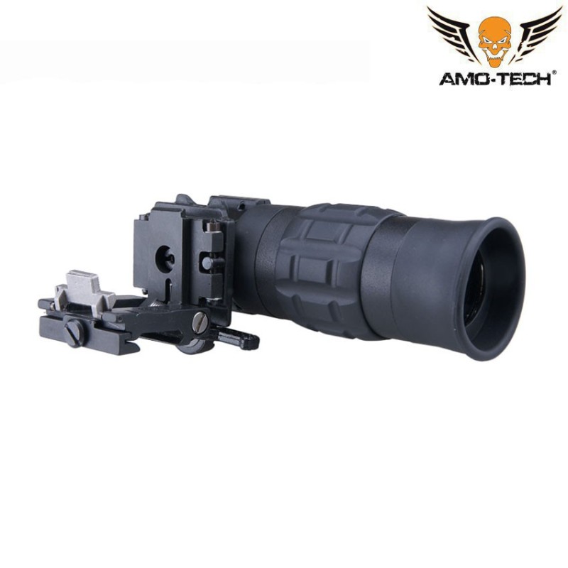 Ingranditore ottica regolabile 1-5x22 black amo-tech® (amt-002154)