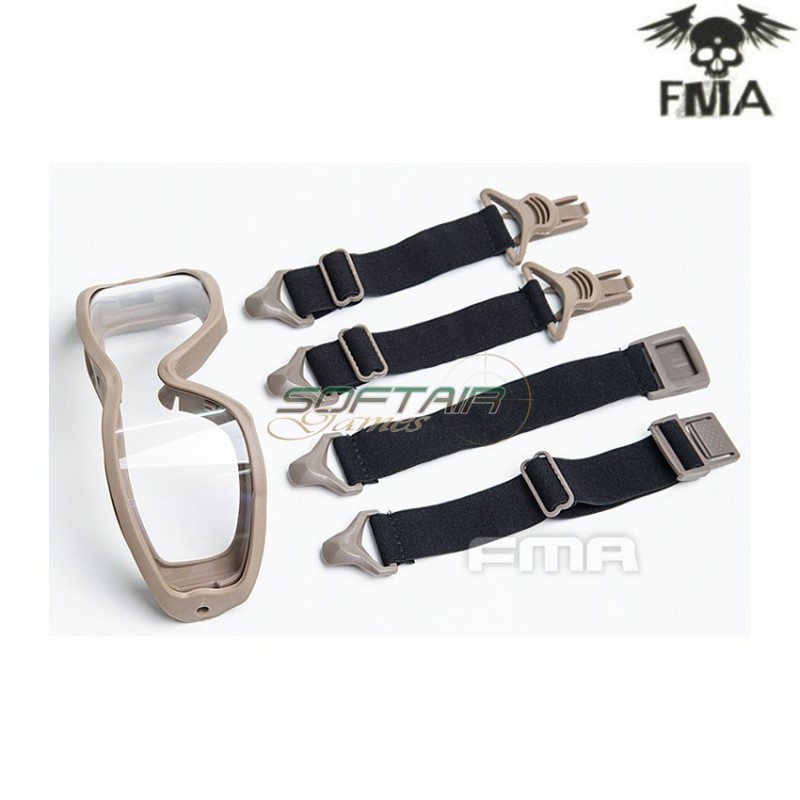 Maschera spectra jt dark earth c/lente chiara fma (fma-026834)