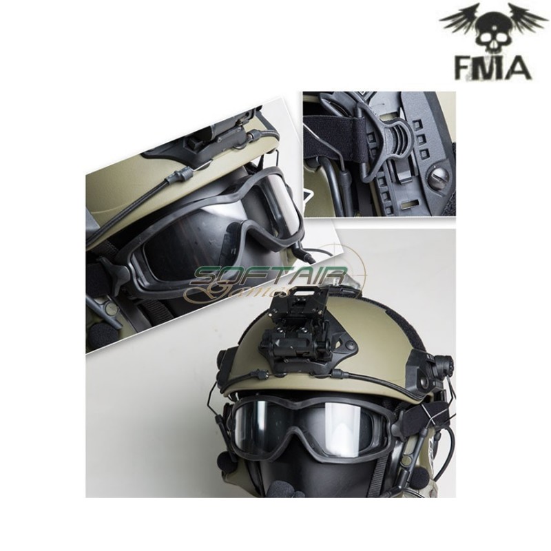 Spectra jt goggle dark earth w/clear lens fma (fma-026834)