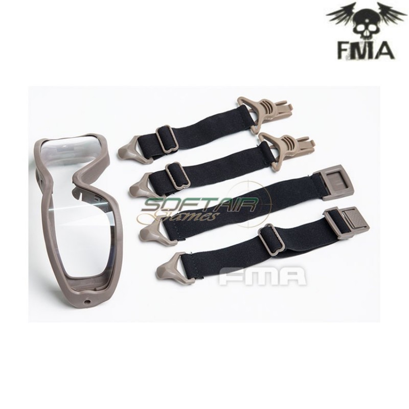 Spectra jt goggle tan w/clear lens fma (fma-026832)