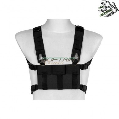 Chest rig ultra light tactical vest assault black frog industries® (fi-028658-bk)