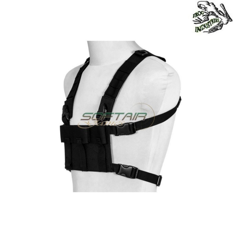 Chest rig ultra light tactical vest assault black frog industries® (fi-028658-bk)