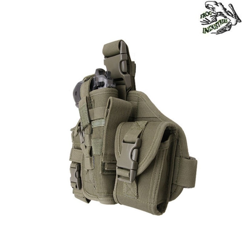 Cosciale Assembled Drop Leg Gun Green Frog Industries® (fi-000568-od) Cosciale Assembled Drop Leg Gun Green Frog Industries® (fi-000568-od)