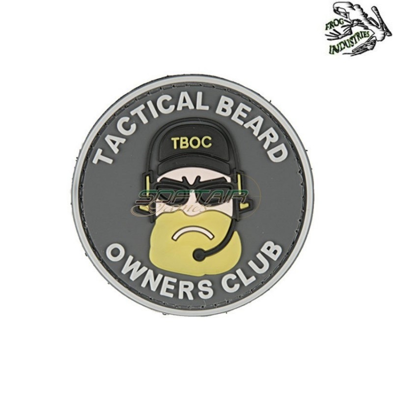 Patch 3d pvc tboc black frog industries® (fi-007716) Patch 3d pvc tboc black frog industries® (fi-007716)