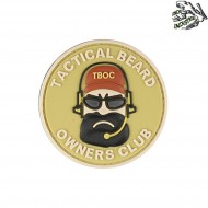 Patch 3d pvc tboc tan frog industries® (fi-007718)