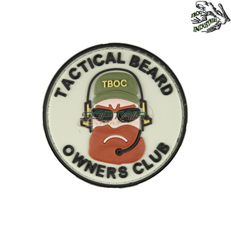 Patch 3d pvc tboc full color frog industries® (fi-007719)