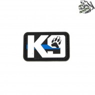 Patch 3d pvc k9 blue line frog industries® (fi-027016)3d pvc tboc full color frog industries® (fi-007719)