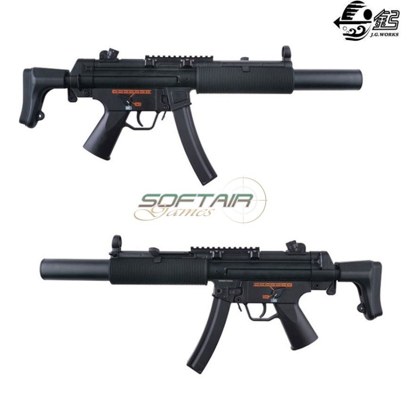 Fucile elettrico mp5 805 full metal black jing gong (jg-019729)