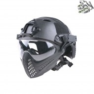Casco completo fast pj piloteer black frog industries® (fi-019328-bk)