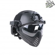 Fast pj piloteer complete helmet black frog industries® (fi-019328-bk)