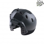 Casco completo fast pj piloteer black frog industries® (fi-019328-bk)