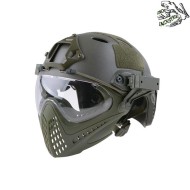 Fast pj piloteer complete helmet olive drab frog industries® (fi-019329-od)