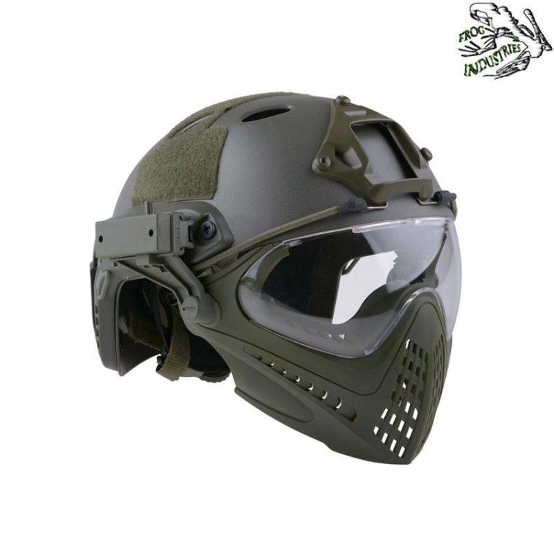 Casco completo fast pj piloteer olive drab frog industries® (fi-019329-od)