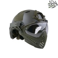 Casco completo fast pj piloteer olive drab frog industries® (fi-019329-od)