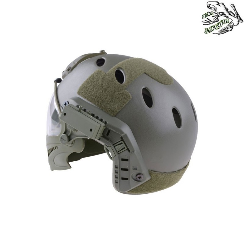 Fast pj piloteer complete helmet olive drab frog industries® (fi-019329-od)