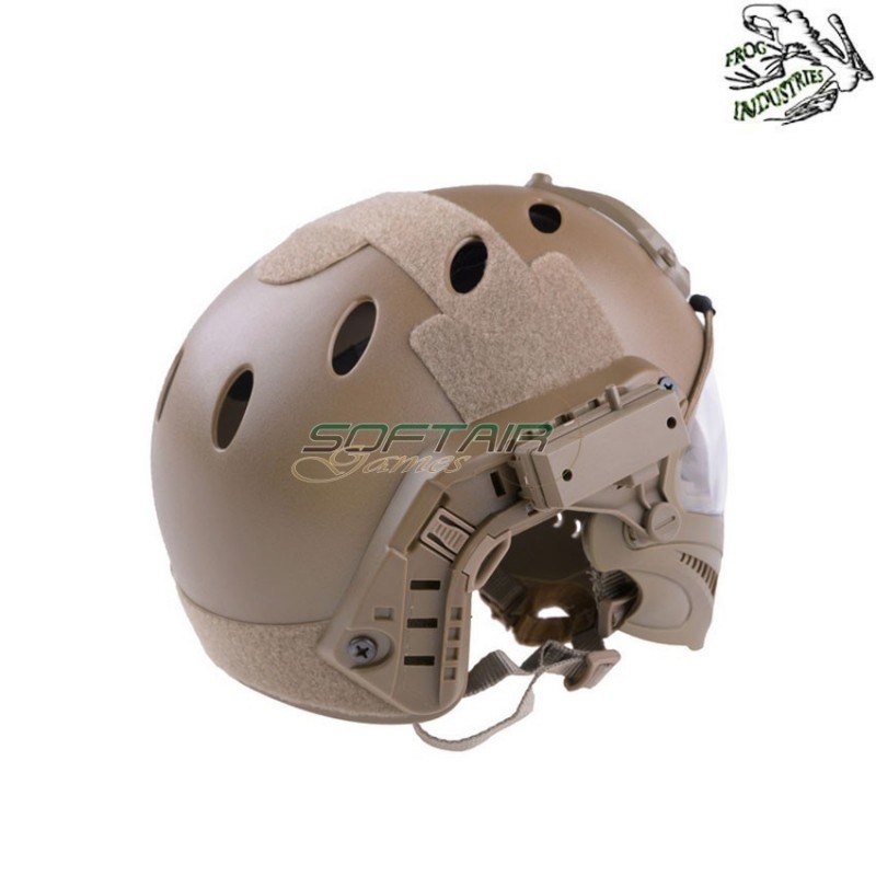 Casco completo fast pj piloteer tan frog industries® (fi-019330-tan)