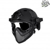Casco completo fast pj piloteer type ii black frog industries® (fi-028246-bk)