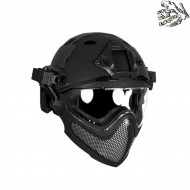Casco completo fast pj piloteer type ii black frog industries® (fi-028246-bk)
