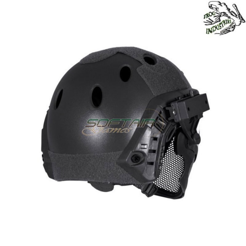 Fast pj piloteer type ii complete helmet black frog industries® (fi-028246-bk)