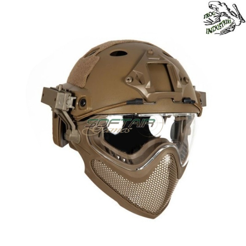 Casco completo fast pj piloteer type ii tan frog industries® (fi-028247-tan)