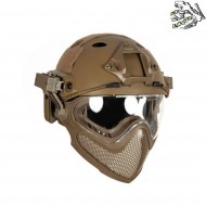 Fast pj piloteer type ii complete helmet tan frog industries® (fi-028247-tan)