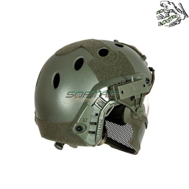 Fast pj piloteer type ii complete helmet olive drab frog industries® (fi-028248-od)
