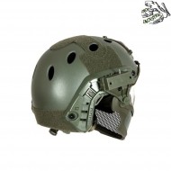 Casco completo fast pj piloteer type ii olive drab frog industries® (fi-028248-od)