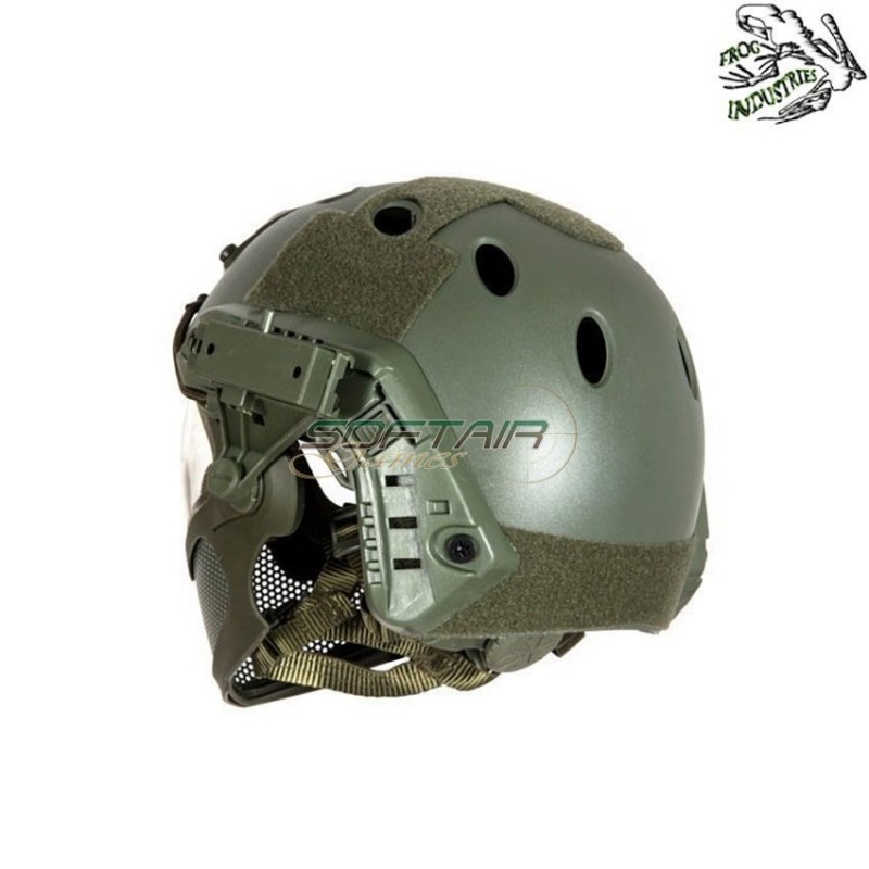 Fast pj piloteer type ii complete helmet olive drab frog industries® (fi-028248-od)