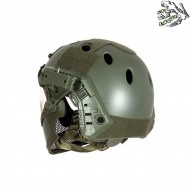Casco completo fast pj piloteer type ii olive drab frog industries® (fi-028248-od)