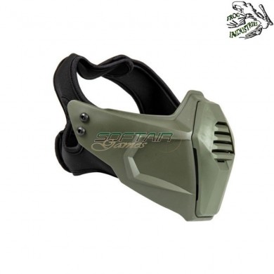 Armor face mask olive drab frog industries® (fi-028251-od)
