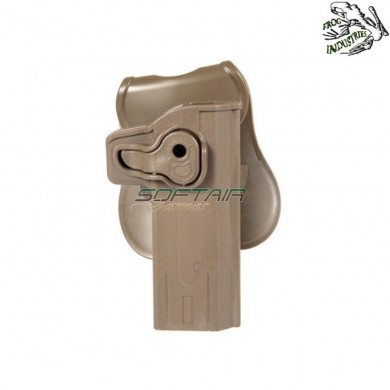 Rigid hi-capa coyote holster belt system frog industries® (fi-025690-tan)