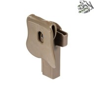 Rigid hi-capa coyote holster belt system frog industries® (fi-025690-tan)