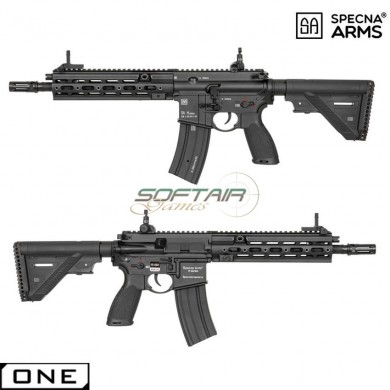 Electric rifle sa-h12 h&k 416 a5 geissele style black one™ carbine replica specna arms® (spe-01-030166)