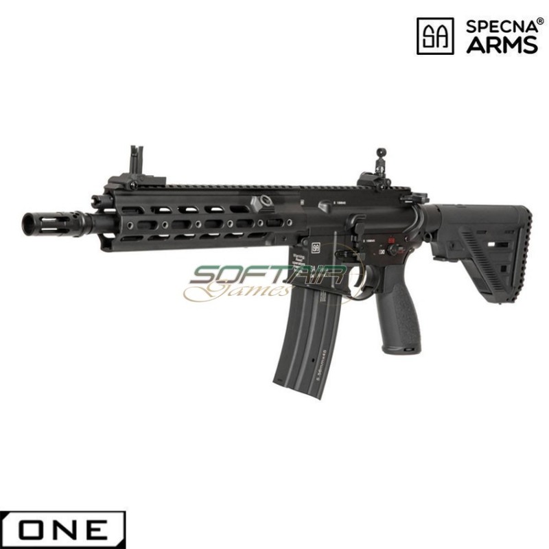 Fucile elettrico sa-h12 h&k 416 a5 geissele style black one™ carbine replica specna arms® (spe-01-030166)
