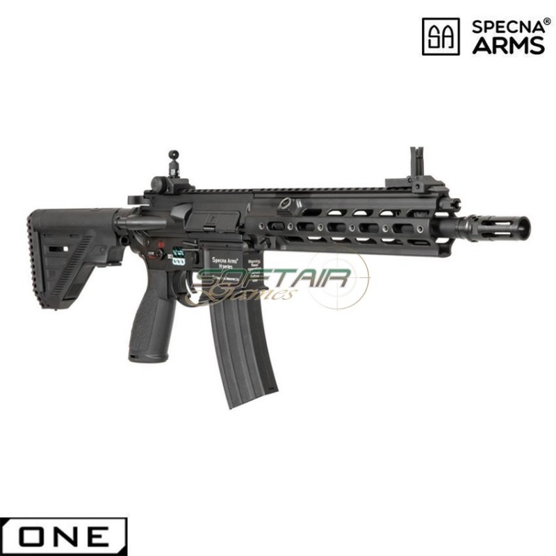Fucile elettrico sa-h12 h&k 416 a5 geissele style black one™ carbine replica specna arms® (spe-01-030166)