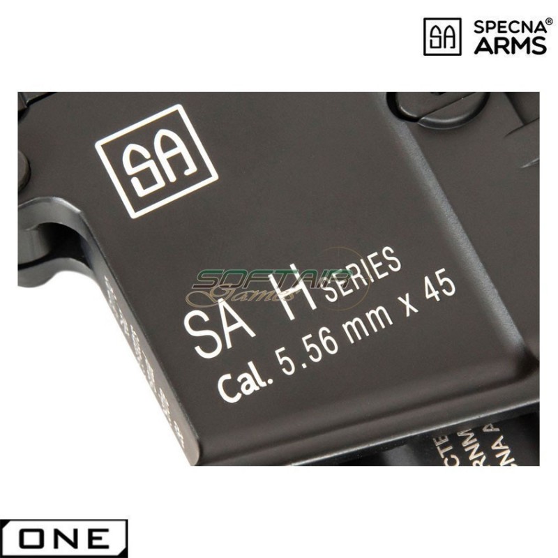 Fucile elettrico sa-h12 h&k 416 a5 geissele style black one™ carbine replica specna arms® (spe-01-030166)