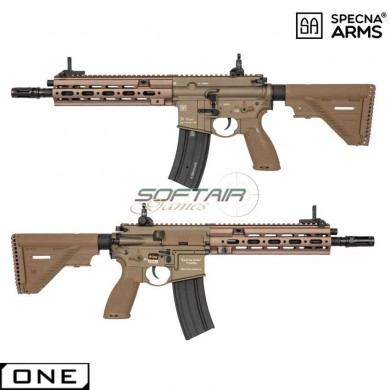 Electric rifle sa-h12 h&k 416 a5 geissele style fde one™ carbine replica specna arms® (spe-01-030167)