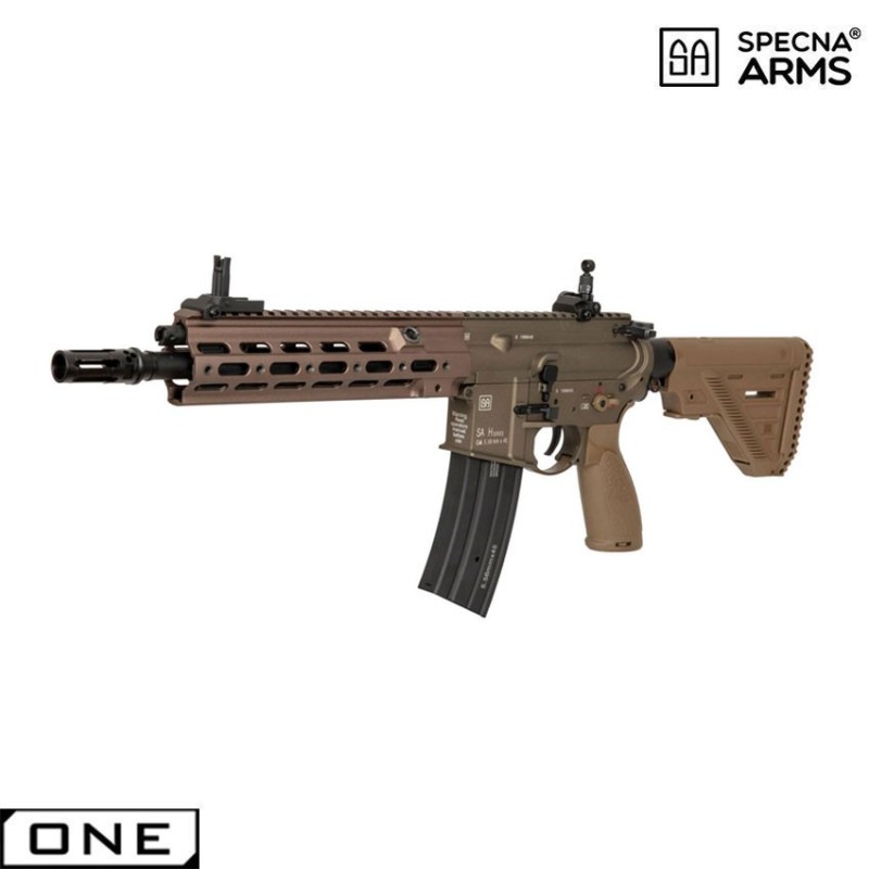 Fucile elettrico sa-h12 h&k 416 a5 geissele style fde one™ carbine replica specna arms® (spe-01-030167)