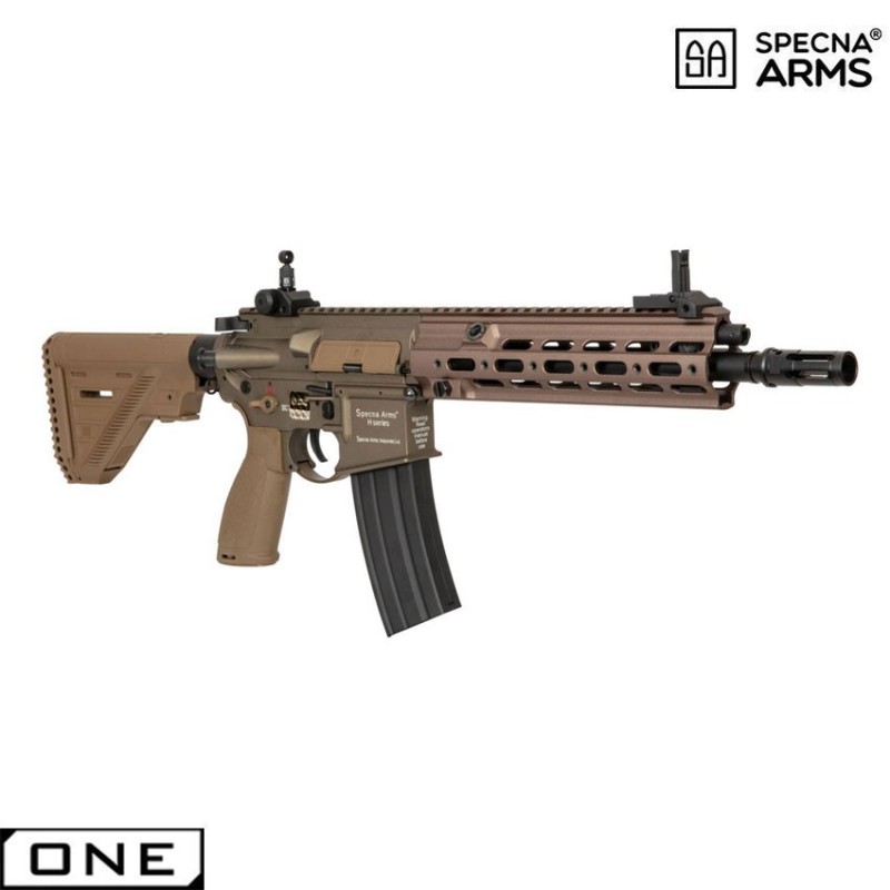 Electric rifle sa-h12 h&k 416 a5 geissele style fde one™ carbine replica specna arms® (spe-01-030167)