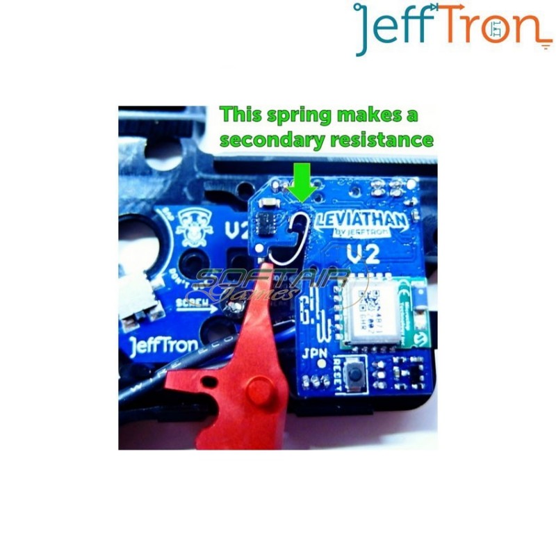 Leviathan v2 mosfet con real feel trigger system cavi posteriori deans jefftron (jt-lev-sf)