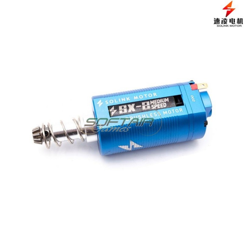 Motore albero lungo blue brushless medium speed per aeg solink (sx-l2-bl) Motore albero lungo blue brushless medium speed per aeg solink (sx-l2-bl)
