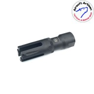 Flash hider fhsa80 14mm ccw airsoft artisan (aa-fh-05)