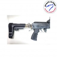 Adattatore black ak folder lct/ghk per calcio m4 airsoft artisan (aa-ak-04-bk)