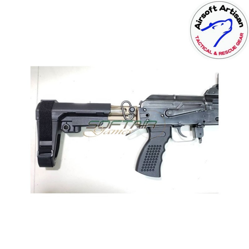 Adattatore dark earth ak folder lct/ghk per calcio m4 airsoft artisan (aa-ak-04-de)