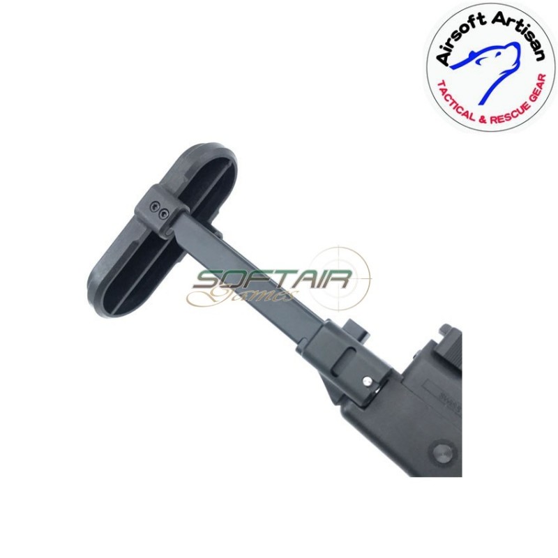 Calcio retrattile type b per mp9/tp9 ksc/kwa/asg dark earth airsoft artisan (aa-mp9-02-de)